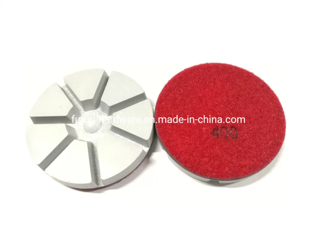 3 Inch Flexible Wet Dry Abrasive Resin Bond Diamond Polishing Tool for Concrete Granite Marble Floor